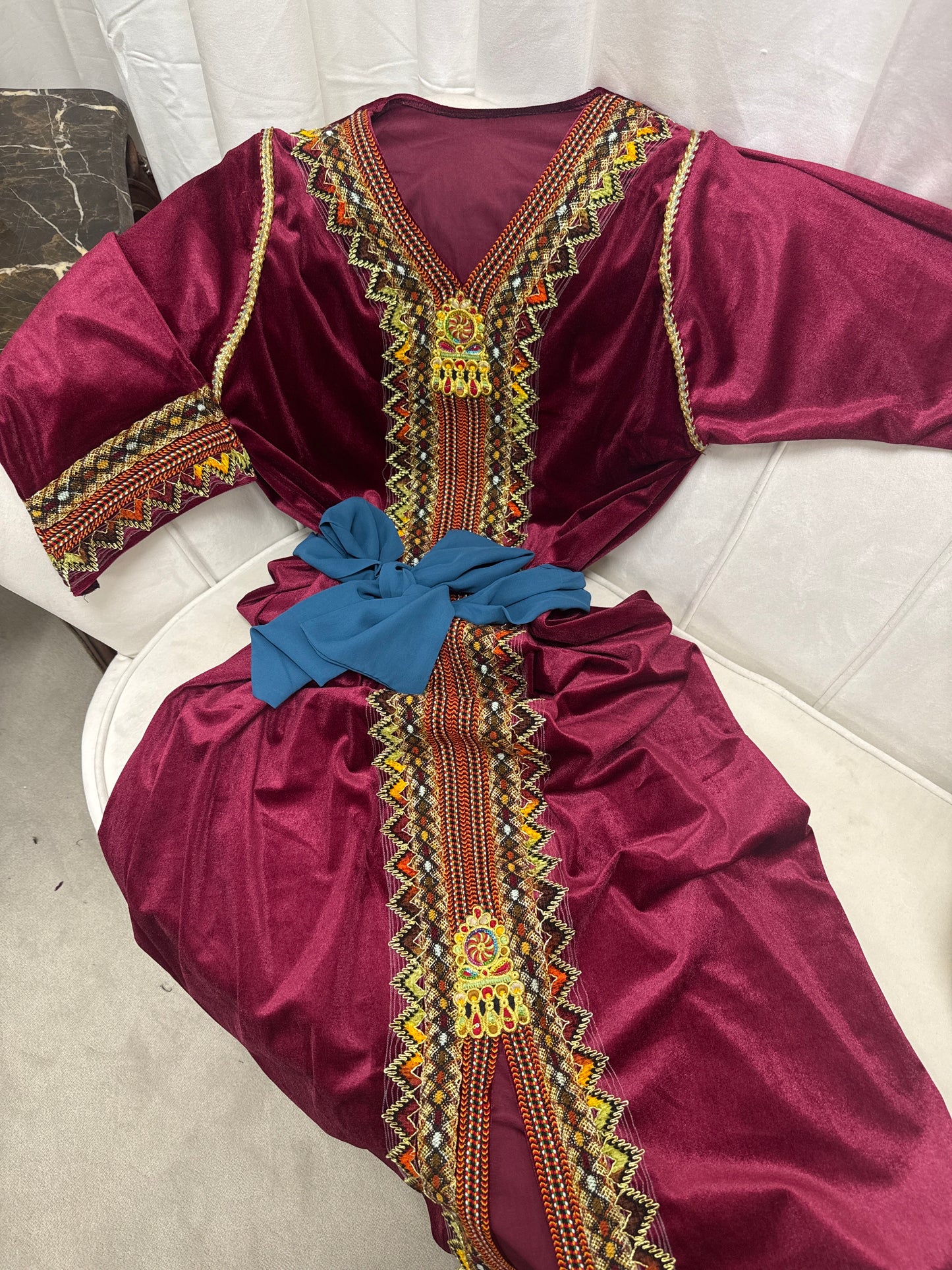 Robe Anissa bordeaux