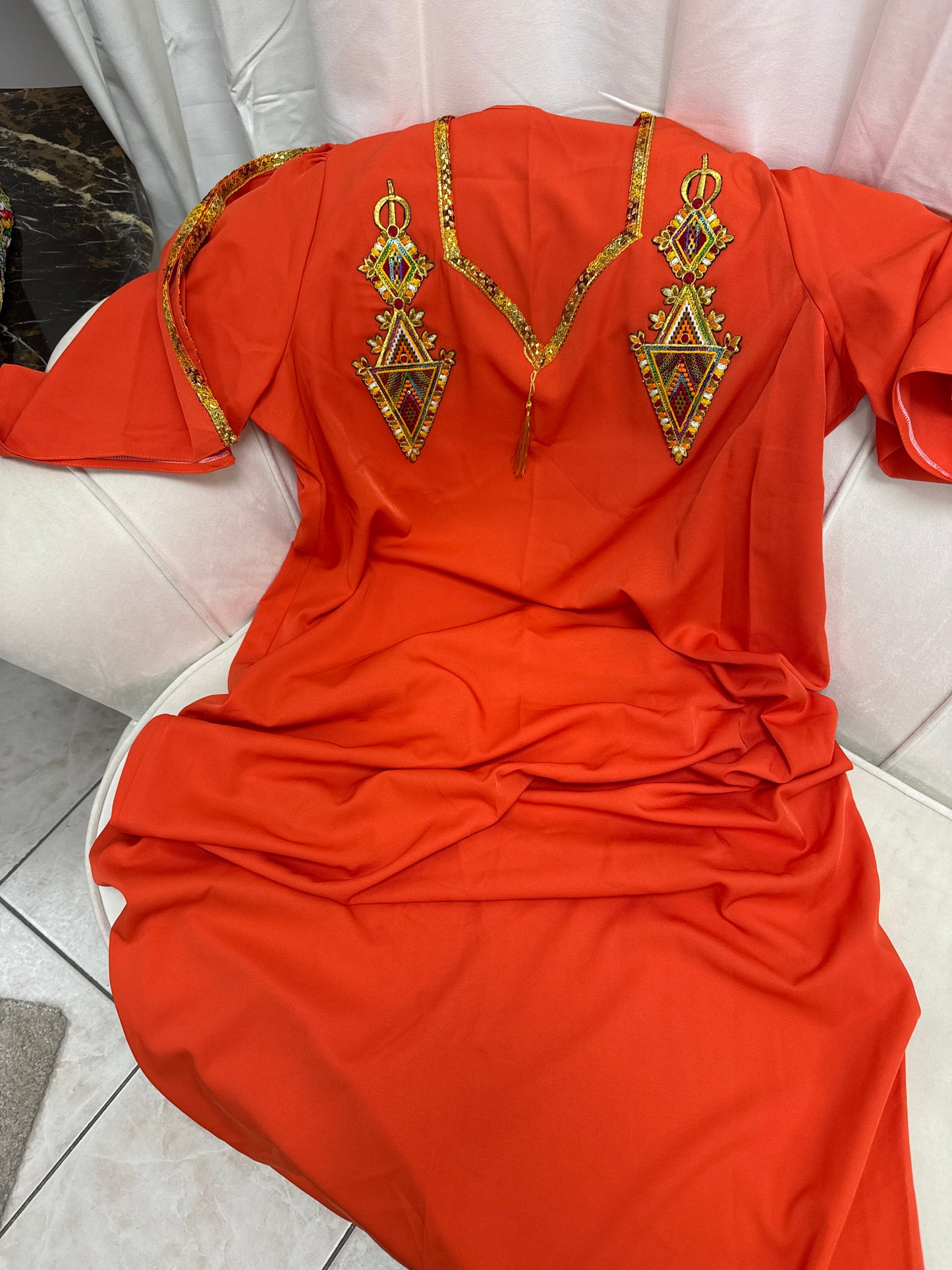Robe avec motifs