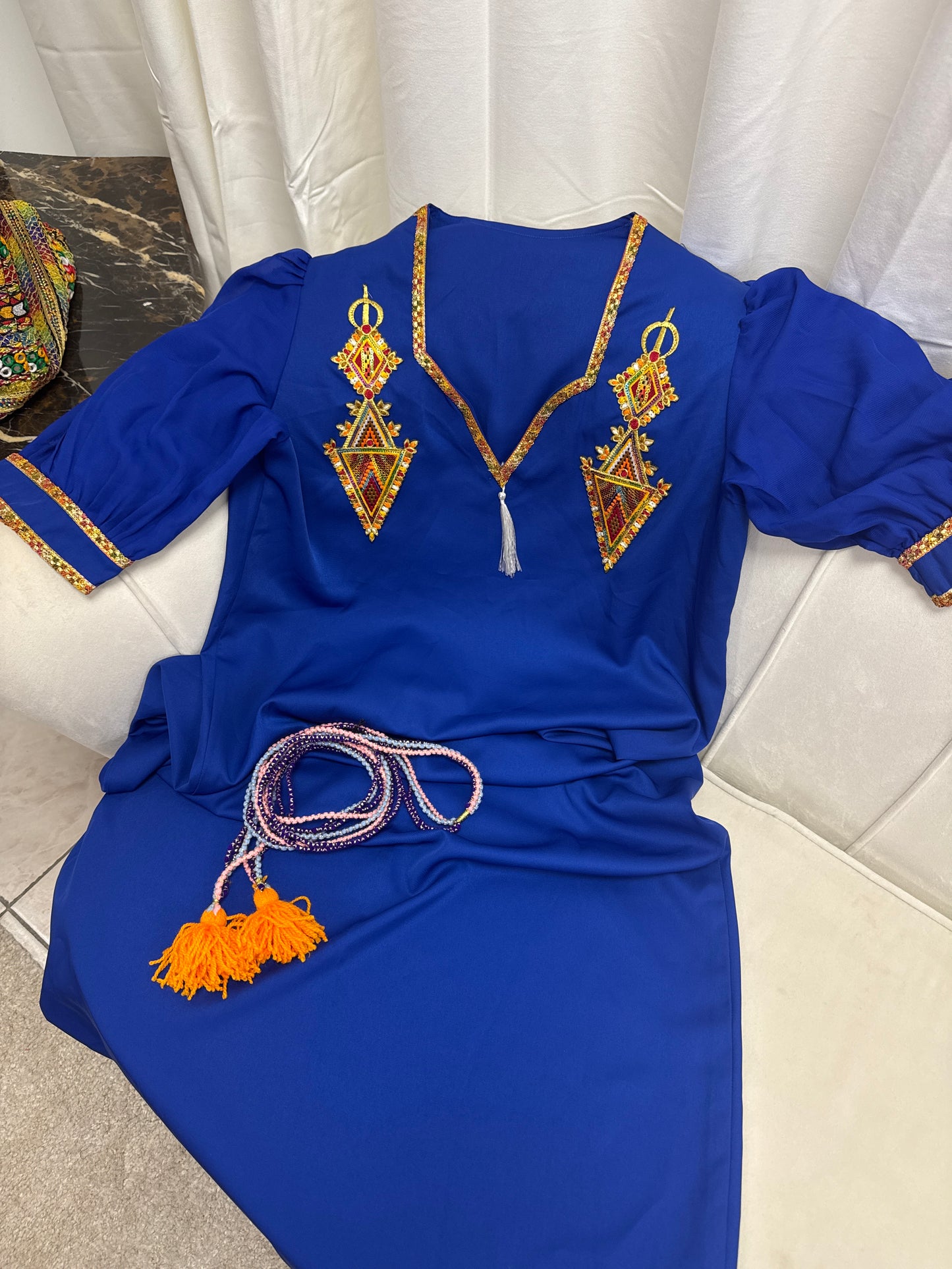 Robe avec motifs