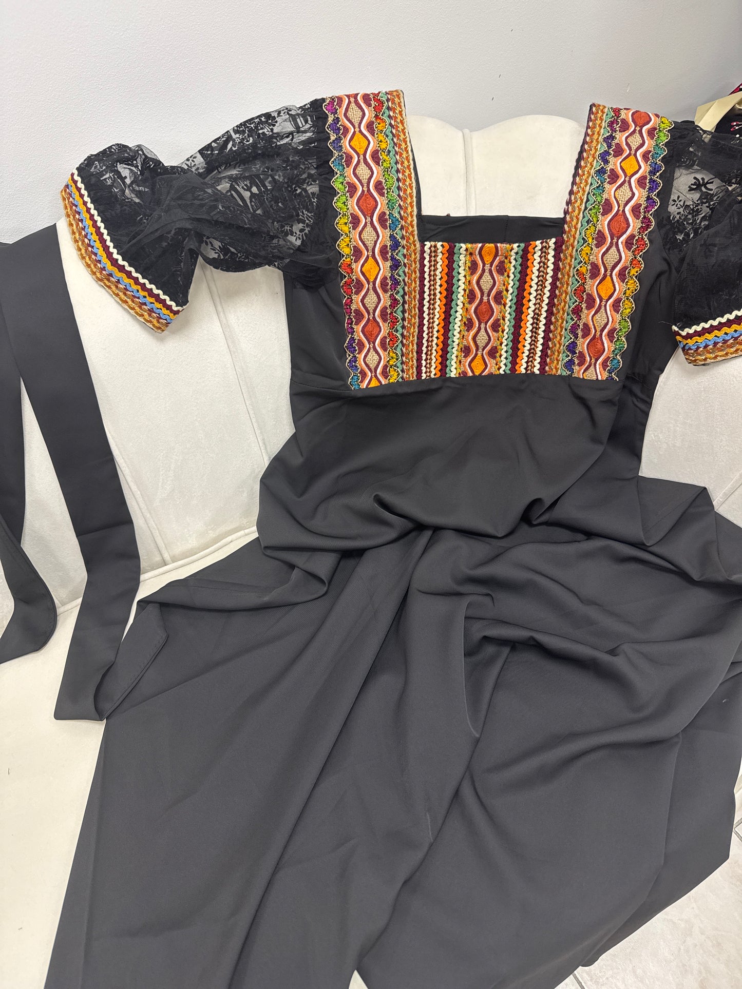 Robe kabyle évasé crêpes
