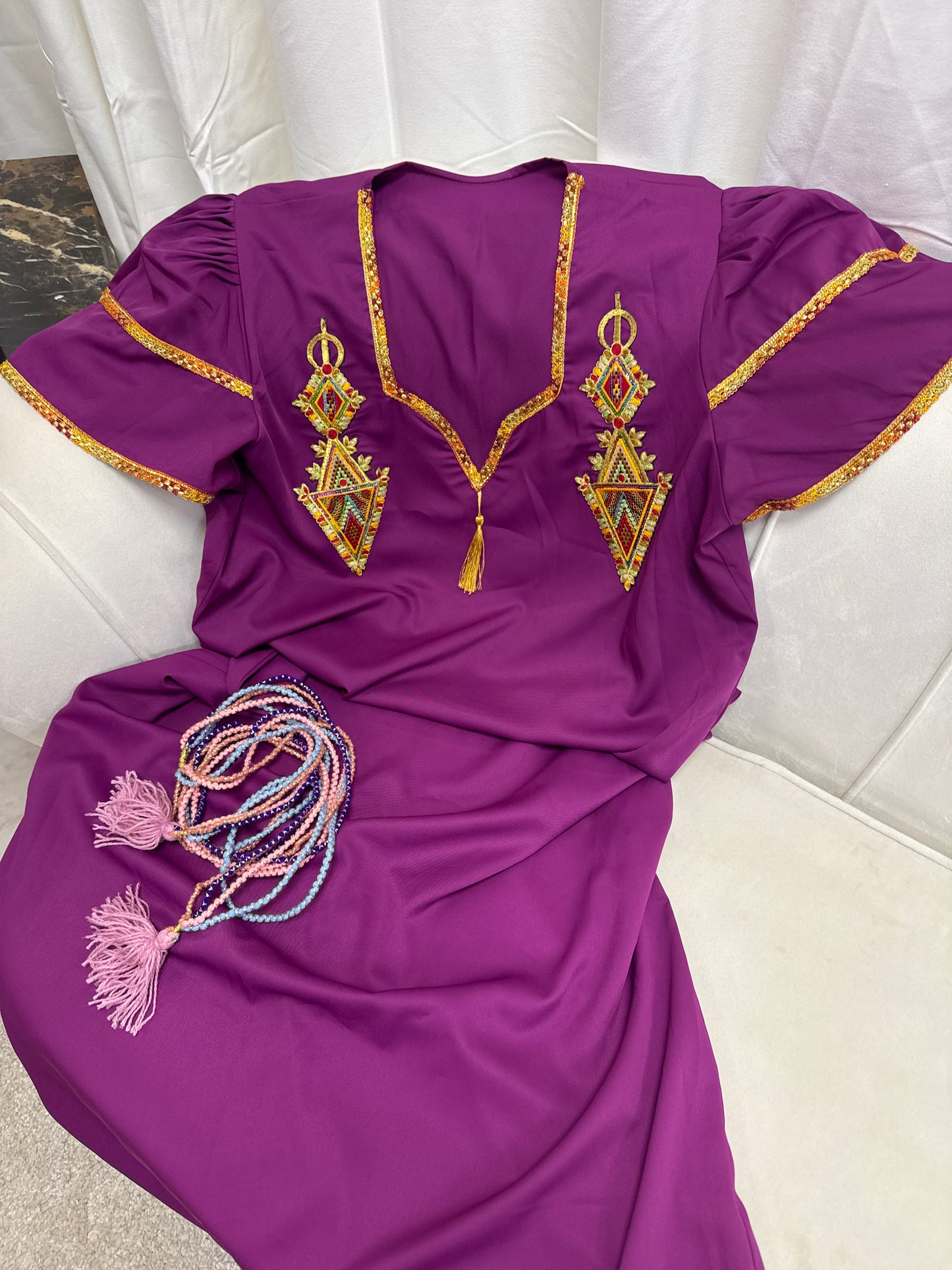 Robe avec motifs