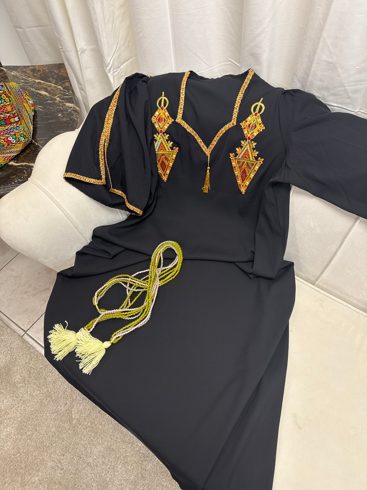 Robe avec motifs
