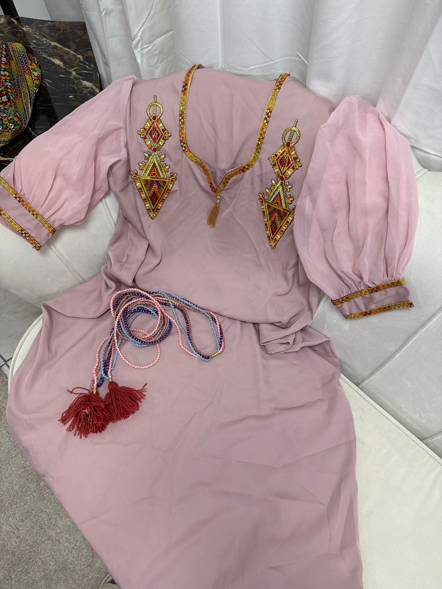 Robe avec motifs