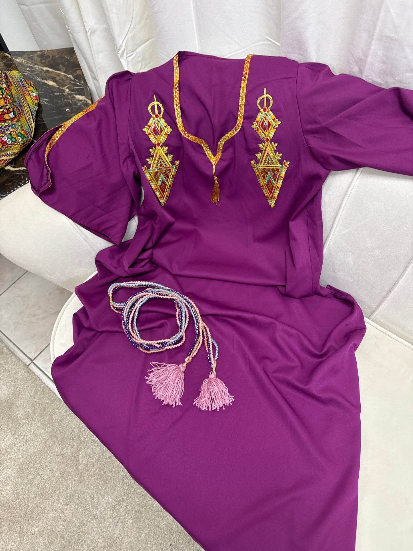 Robe avec motifs