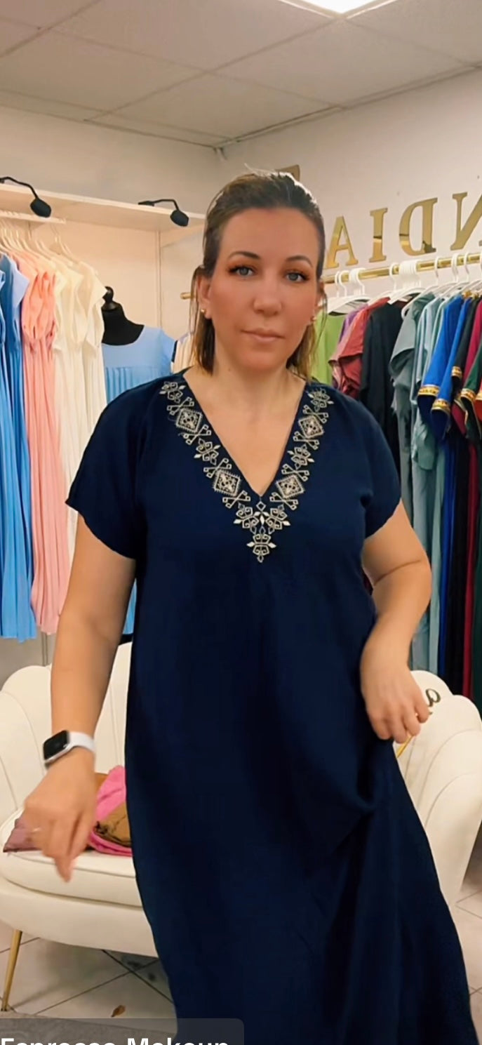 Robe broderie