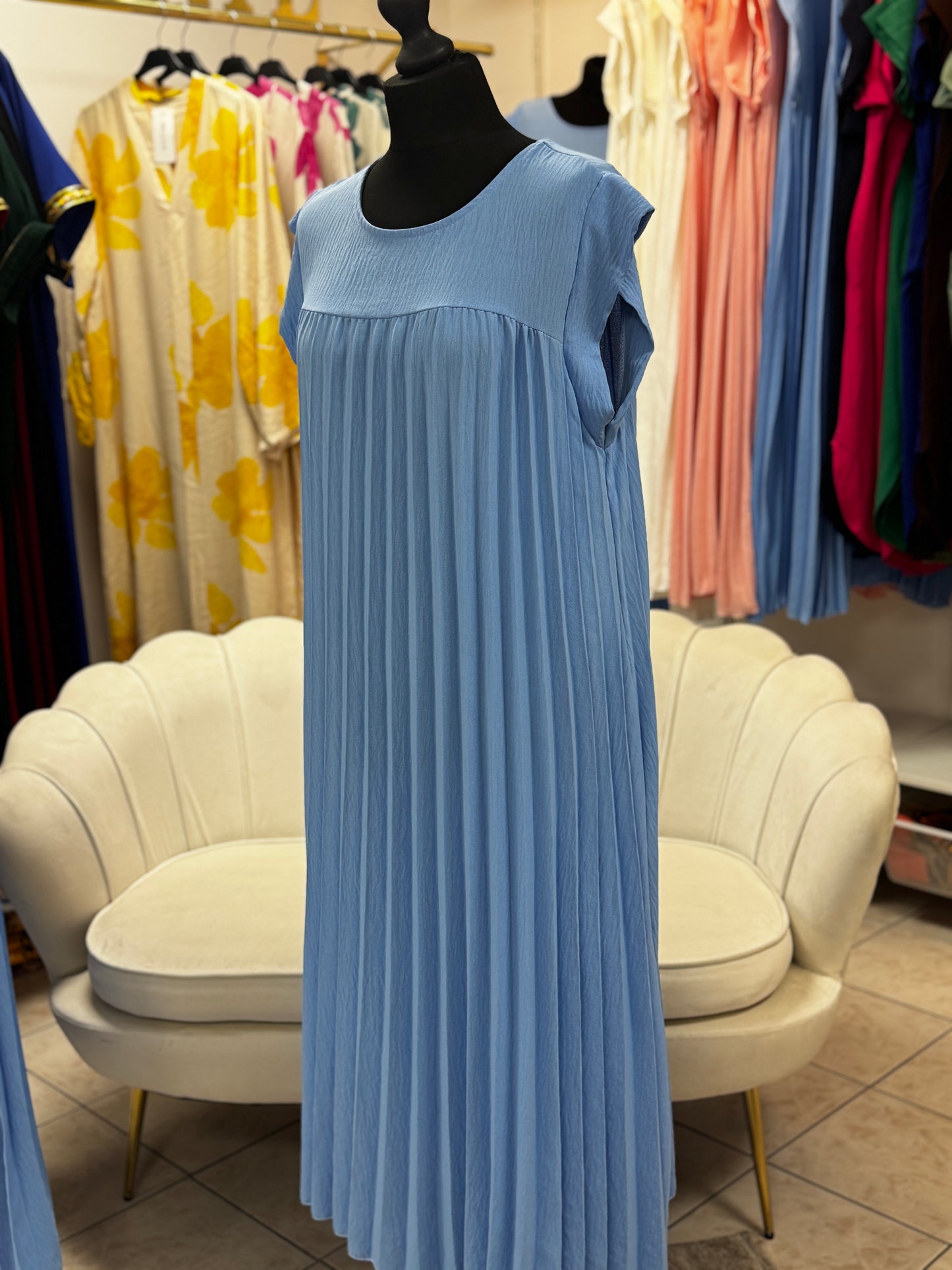 Robe plissée