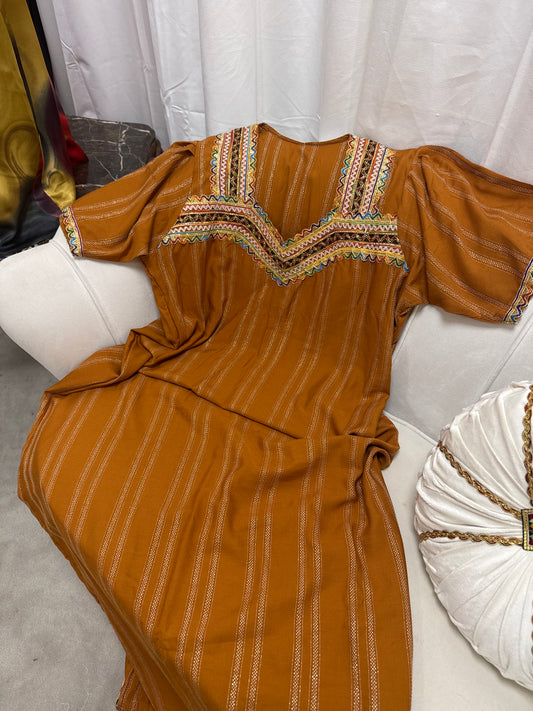 Robe kabyle marron