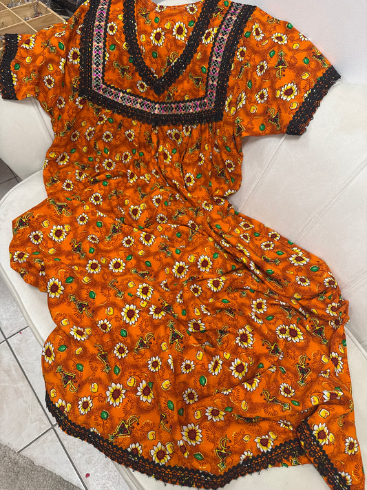 Robe kabyle avec manches