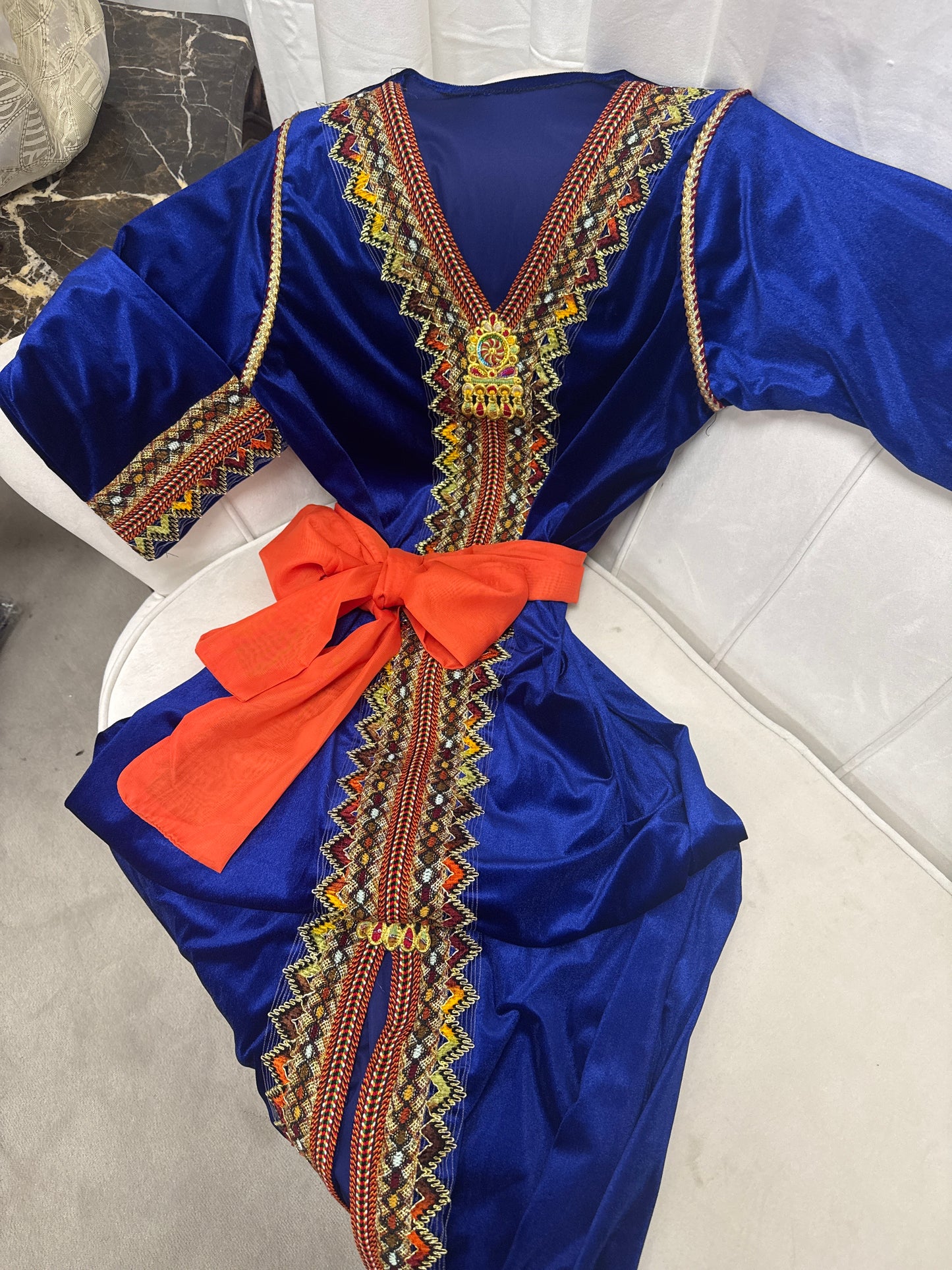 Robe Anissa bleu