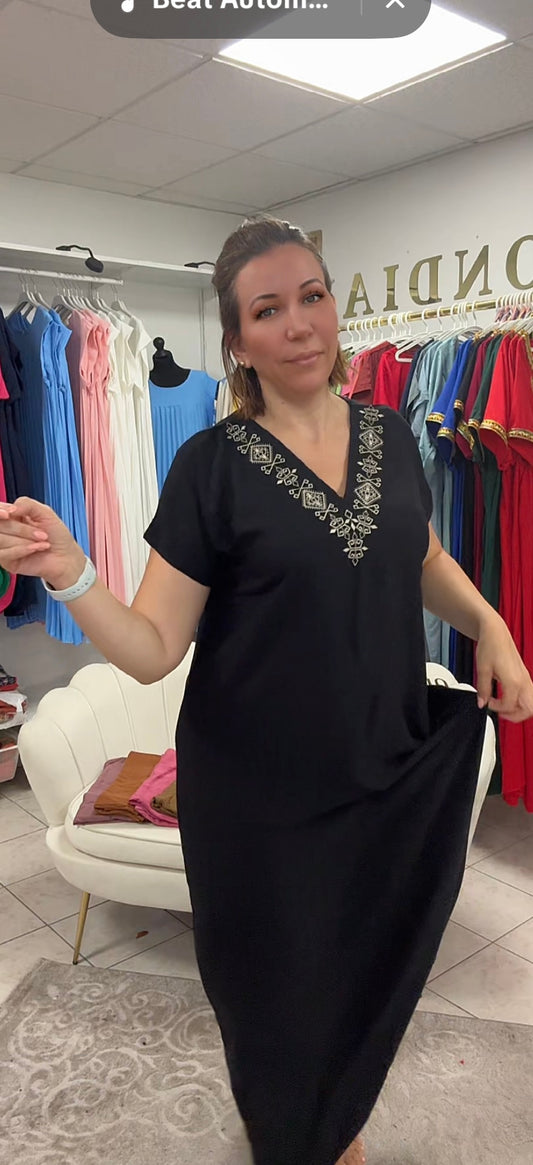 Robe broderie